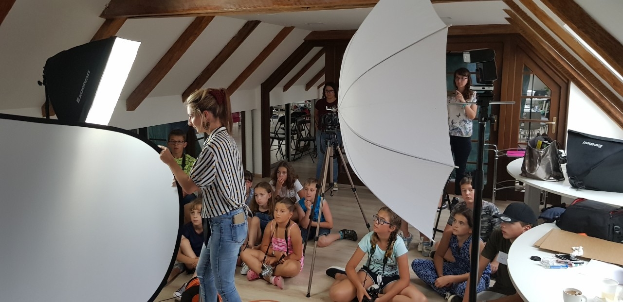 Detský tábor TRI DI ART - 3. deň - Oboznámenie sa s technickými nástrojmi kamera/fotoaparát